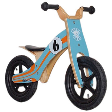 REBEL KIDZ WOOD AIR 12" Balance Bicycle Blue/Orange 2021 0